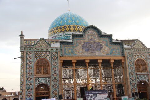 تصاویر / افتتاح طرح های عمرانی آستان مقدس امام زاده حسین (ع) به مناسبت هفته وقف