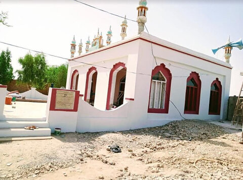 بلوچستان میں تباہ کن سیلاب کے بعد متاثرہ مساجد و امام بارگاہوں کا کام جاری و ساری