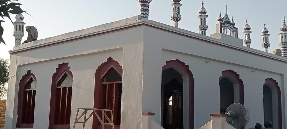 بلوچستان میں تباہ کن سیلاب کے بعد متاثرہ مساجد و امام بارگاہوں کی تعمیر کا کام جاری و ساری
