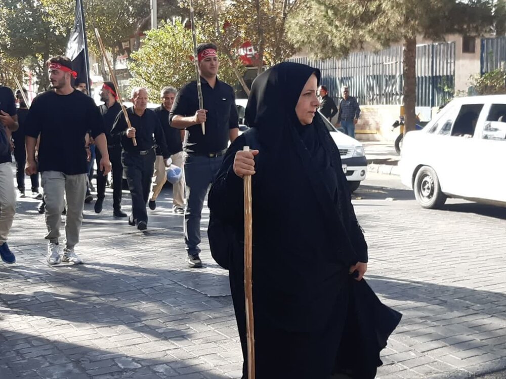 کاروان پیاده «وارثان حماسه خونین اردهال» عازم مشهد اردهال شد + عکس