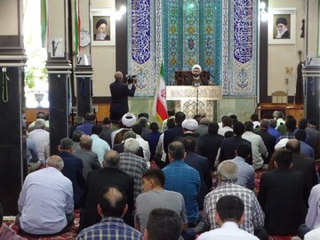 تصاویر/ اقامه نماز جمعه شهرستان چهاربرج