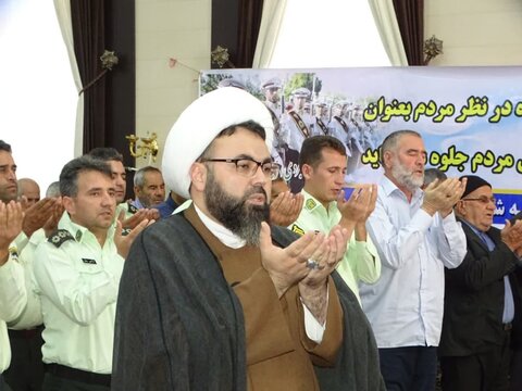 تصاویر/ اقامه نماز جمعه شهرستان چهاربرج