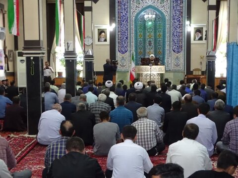 تصاویر/ اقامه نماز جمعه شهرستان چهاربرج