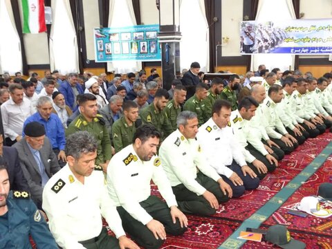 تصاویر/ اقامه نماز جمعه شهرستان چهاربرج