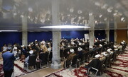 تصاویر/ نشست جمعی از اساتید حوزه علمیه با آیت الله اعرافی