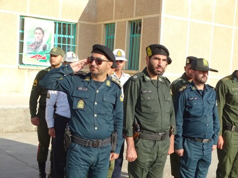 تصاویر/ مراسم صبحگاه مشترک نیروی انتظامی در چهاربرج
