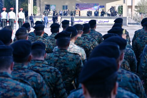 تصاویر/ صبحگاه مشترک نیروی های مسلح آذربایجان غربی بمناسبت هفته نیروی انتظامی