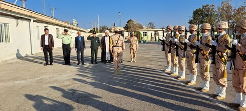 تصاویر/ صبحگاه مشترک نیروهای مسلح در پلدشت