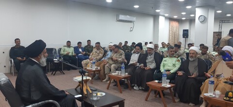 دیدار فرمانده و معاونین نیروی انتظامی با نماینده ولی فقیه در خوزستان