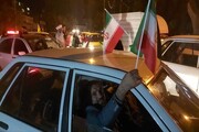 جشن پیروزی مردم کرمانشاه در حمایت از عملیات «طوفان‌الاقصی»
