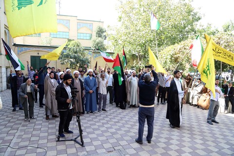 مراسم جشن پیروزی جبهه مقاومت همدان