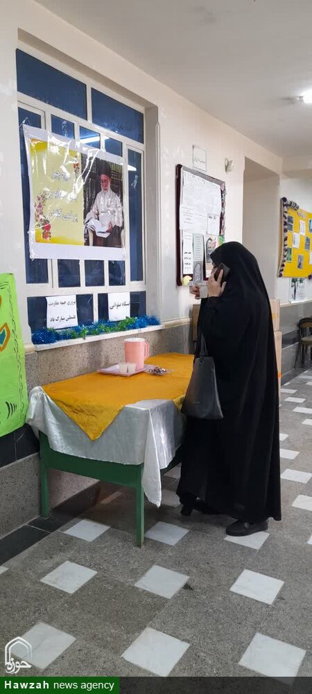 برگزاری ایستگاه فرهنگی به مناسبت پیروزی جبهه مقاومت فلسطین در مدرسه علمیه فاطمیه ملاثانی