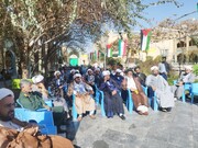 اجتماع حوزویان زاهدان در حمایت از مردم مظلوم فلسطین
