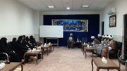 تصاویر/ جلسه دانش افزایی مبلغان طرح امین و هجرت شهرستان قشم