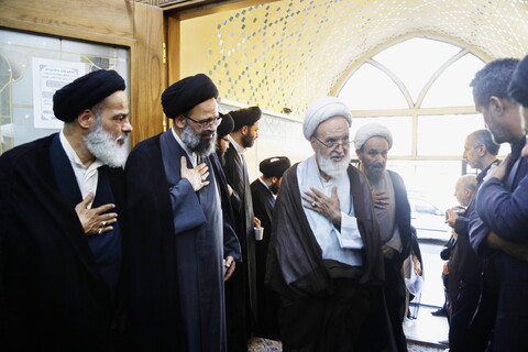 تصاویر /  مراسم بزرگداشت هفتمین روز درگذشت مسئول دفتر آیت‌الله‌ علوی گرگانی