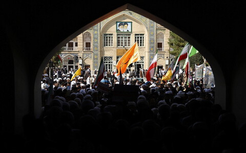 اجتماع بزرگ حوزویان در حمایت از جبهه مقاومت و فلسطین