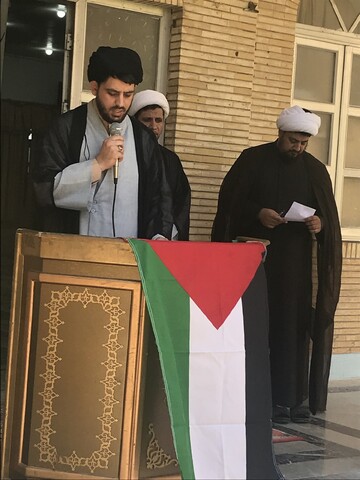 حمایت روحانیون و طلاب بوشهر از مقاومت فلسطین