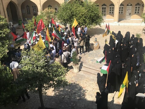 حمایت روحانیون و طلاب بوشهر از مقاومت فلسطین
