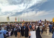 حضور مردم در فرودگاه امام خمینی(ره) برای استقبال از شیخ  ابراهیم زکزاکی + تصاویر