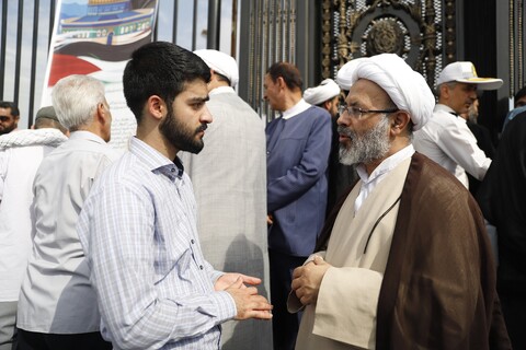 تصاویر/ استقبال از شیخ زکزاکی در فرودگاه امام خمینی (ره)