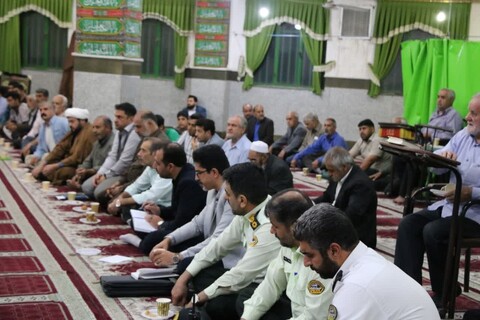 میز خدمت در ماهشدت با محوریت مسجد