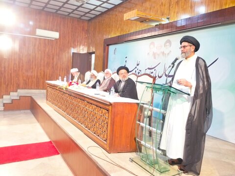 قائد ملت جعفریہ پاکستان کی حوزہ علمیہ قم کی تاسیس کو 100 سال مکمل ہونے پر منعقدہ تقریب میں شرکت اور خطاب
