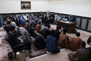 تصاویر/ جلسه افتتاحیه سیر مطالعاتی آثار شهید مطهری(ره) در مدرسه علمیه امام خامنه‌ای ارومیه