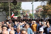 مردم همدان در حمایت از ملت فلسطین به پا خاستند