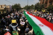 تصاویر/ ایران بھر میں فلسطینیوں کی حمایت میں ریلیز کا انعقاد