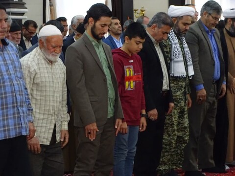 تصاویر/ نماز جمعه امروز شهرستان چهاربرج