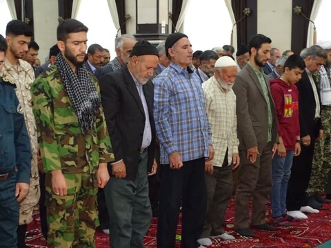 تصاویر/ نماز جمعه امروز شهرستان چهاربرج