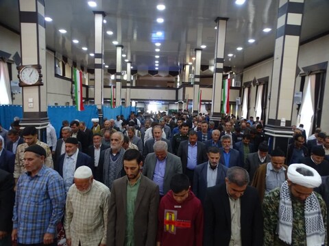 تصاویر/ نماز جمعه امروز شهرستان چهاربرج