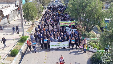 تصاویر/  خروش مردم پارس آبادمغان در حمایت از مقاومت فلسطین