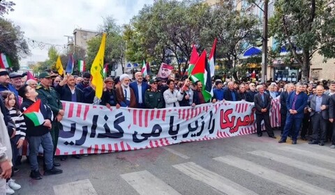 تصاویر/ راهپیمایی ضد صهیونیستی در شهر اردبیل