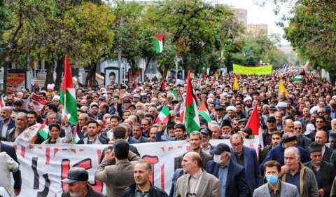 تصاویر/ راهپیمایی ضد صهیونیستی در شهر اردبیل