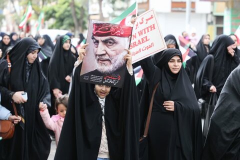 تصاویر/ راهپیمایی ضد صهیونیستی در شهر اردبیل