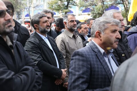 تصاویر/ راهپیمایی ضد صهیونیستی در شهر اردبیل