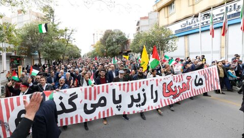 تصاویر/ راهپیمایی ضد صهیونیستی در شهر اردبیل