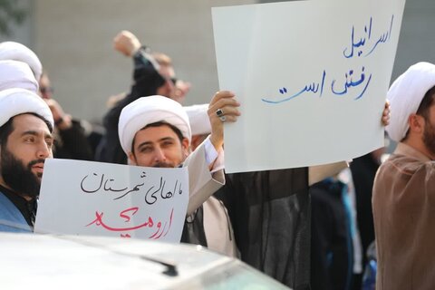 تصاویر/ راهپیمایی مردم ارومیه در حمایت از عملیات طوفان الاقصی