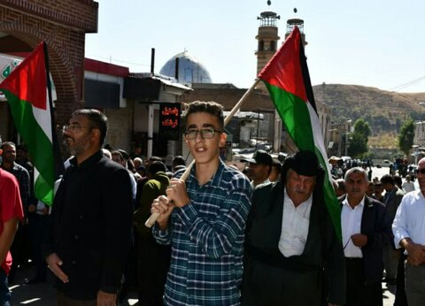 تصاویر/ جشن پیروزی مقاومت فلسطین در شهرهای کردستان