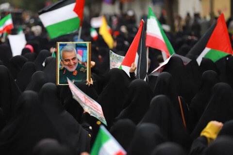 تصاویر / حمایت مردم استان قزوین از ملت مظلوم فلسطین وغزه