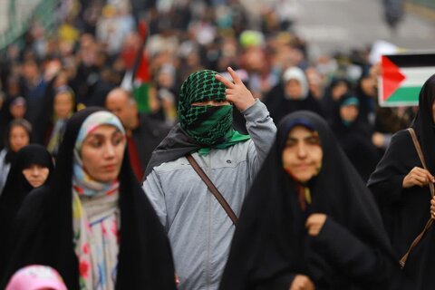 تصاویر / حمایت مردم استان قزوین از ملت مظلوم فلسطین وغزه