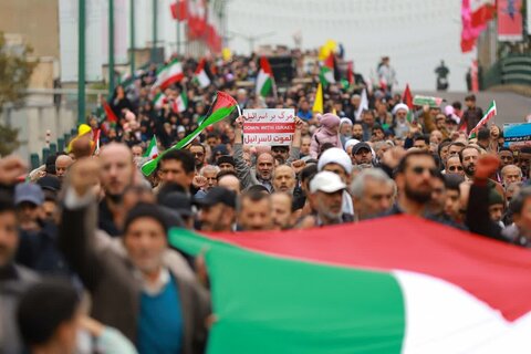 تصاویر / حمایت مردم استان قزوین از ملت مظلوم فلسطین وغزه