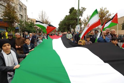 تصاویر / حمایت مردم استان قزوین از ملت مظلوم فلسطین وغزه