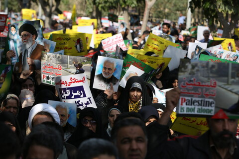 خروش مردم اصفهان در حمایت از مردم فلسطین