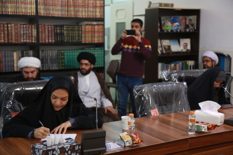 تصاویر/ نشست خبری همایش فقه سیاست خارجی