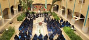 کلیپ| اجتماع طلاب خواهر مدارس علمیه شهرستان ساوه با عنوان "الی بیت المقدس"