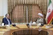 Hosseini Shrine Official Meets with Dean of Al-Mustafa University