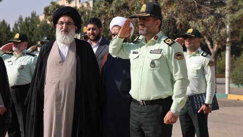 حضور نماینده رهبر معظم انقلاب اسلامی در استان البرز در مرکز آموزش علمی تخصصی شهید چمران فراجا