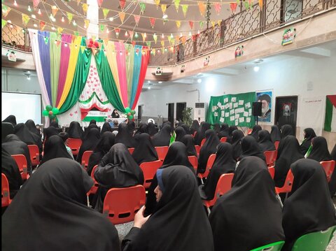 تجمع ضد صهیونیستی طلاب مدرسه علمیه حضرت رقیه سلام الله علیها برازجان